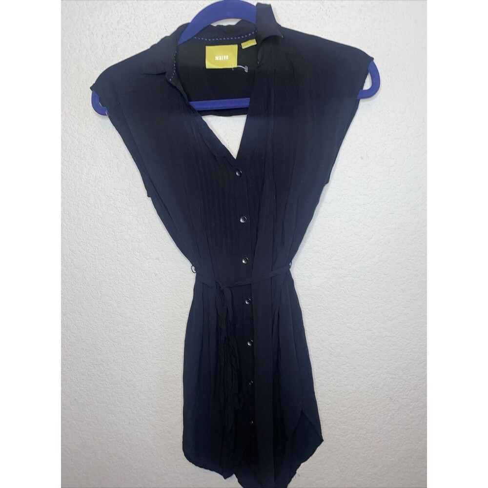 Maeve Anthropologie tank Open Back Tie blouse Women 0 lagen fairy goth